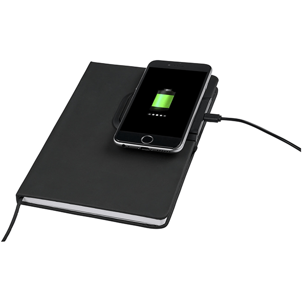 Notebook con base di ricarica wireless 